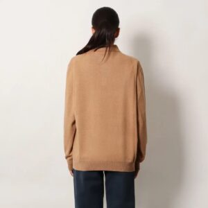 미우미우 아가일 체크 울 니트 폴로 25FW TBHC8812 - 이미지 3