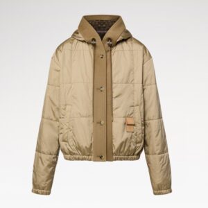루이비* 안티리프 스티치 후드 다운 자켓 25FW RA2690