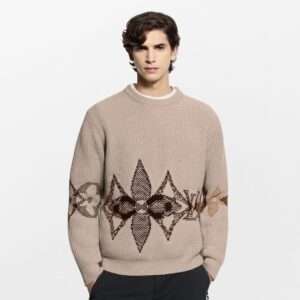 루이비* Monogram 울 니트 스웨터 25FW RA3290 - 이미지 3