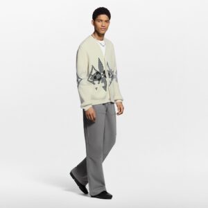 루이비* Monogram 울 니트 가디건 25FW RA3291 - 이미지 3