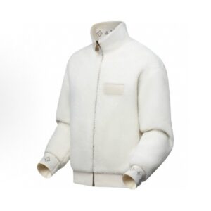 Alternative view of 루이비* 레더 패치 플리스 블루종 25FW RA3295