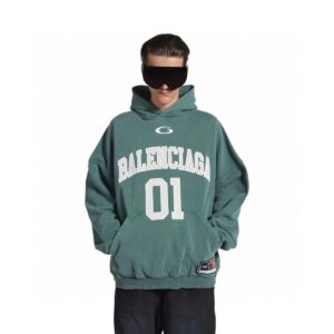 Alternative view of 발렌시아가 오버핏 후드티 25FW RA3328