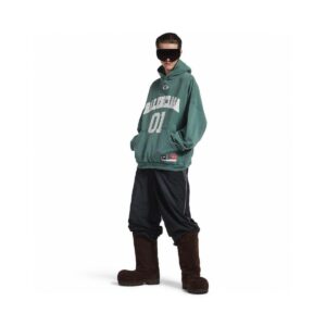 발렌시아가 오버핏 후드티 25FW RA3328 - 이미지 3