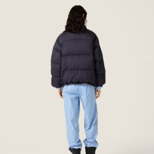 미우미우 리버서블 퐁제 다운 재킷 25FW HGK3094 - 이미지 3