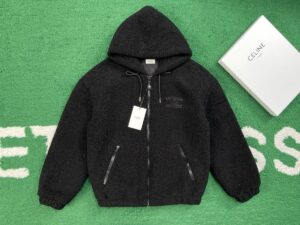 셀린* 후드 플리스 자켓 25FW RA7323 - 이미지 3