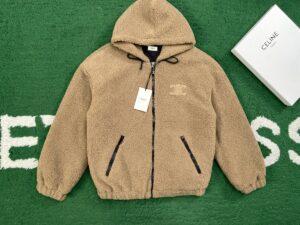 셀린* 후드 플리스 자켓 25FW RA7323-2 - 이미지 3