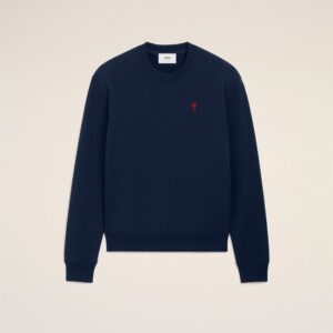 아미 ADC 레드 하트 로고 코튼 라운드넥 스웨트 셔츠 25FW RA7374