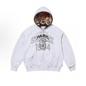 슈프림 × MM6 메종 마르지엘라 위크7 지퍼 후드 스웨트셔츠 25FW RA7381