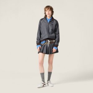 Alternative view of 미우미우 스트라이프 집업 재킷 25FW RA3541