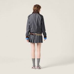 미우미우 스트라이프 집업 재킷 25FW RA3541 - 이미지 3
