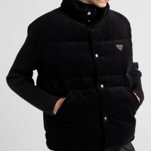 프라다 코듀로이 다운 베스트 25FW RA3209 - 이미지 5