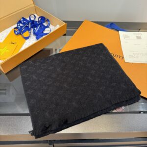 루이비통 모노그램 클래식 울 머플러 VI3872-3 - 이미지 5