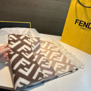 펜디 FF 그라데이션 양면 울 머플러 VI3211 - 이미지 4