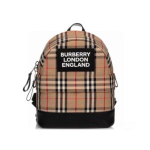 버버리 스몰 니코 체크 백팩 400012716751