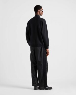 프라다 Oversize 양모 집업 가디건 25FW TBH7028 - 이미지 3