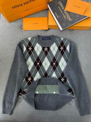 루이비* 아가일 크루넥 25FW TBHC8810 - 이미지 10