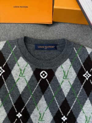 루이비* 아가일 크루넥 25FW TBHC8810 - 이미지 16