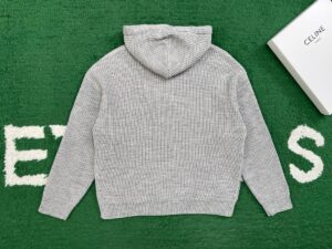 셀린* 니트 후드 집업 25FW RA3615-2 - 이미지 3