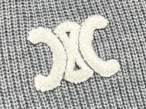 셀린* 니트 후드 집업 25FW RA3615-2 - 이미지 4