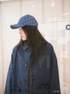 디올 데님 베이스볼 캡 VI4007 - 이미지 3