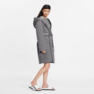 루이비* 여성 후드 랩 코트 25FW RA3802 - 이미지 4