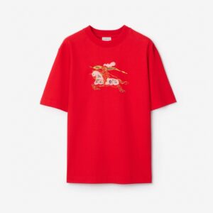 버버리 말 기사 자수 그래픽 반팔 티셔츠 26SS RA3810-2