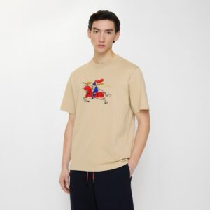 Alternative view of 버버리 말 기사 자수 그래픽 반팔 티셔츠 26SS RA3810-3