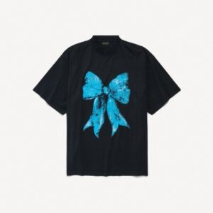 발렌시아가 BOW 그래픽 반팔 티셔츠 26SS RA3823