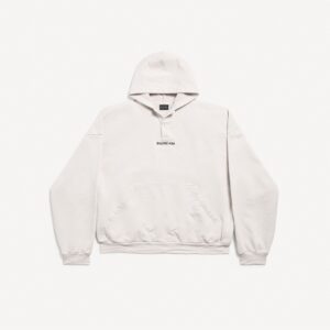 발렌시아가 백 로고 폴로넥 후드 스웨트셔츠 26SS RA38234-2