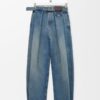로에* 여성 단주름 데님 팬츠 26SS RA38244