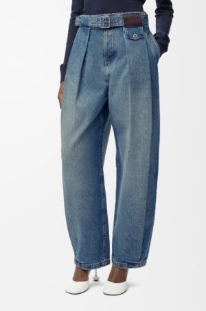 Alternative view of 로에* 여성 단주름 데님 팬츠 26SS RA38244