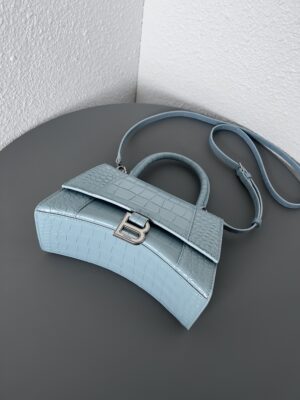 발렌시아가 아워글래스 S 핸드백 크로커다일 엠보스 5935461-11 - 이미지 5
