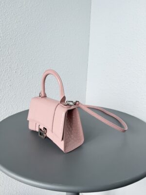 발렌시아가 아워글래스 XS 핸드백 크로커다일 엠보스 5928331-14 - 이미지 4