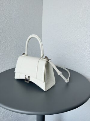 발렌시아가 아워글래스 S 핸드백 크로커다일 엠보스 5935461-15 - 이미지 4
