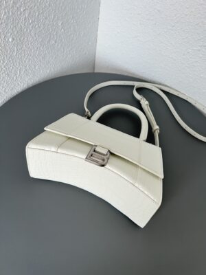 발렌시아가 아워글래스 S 핸드백 크로커다일 엠보스 5935461-15 - 이미지 5