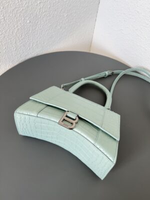 발렌시아가 아워글래스 S 핸드백 크로커다일 엠보스 5935461-17 - 이미지 5