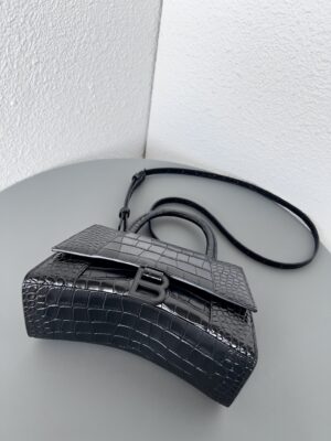 발렌시아가 아워글래스 S 핸드백 크로커다일 엠보스 5935461-19 - 이미지 5