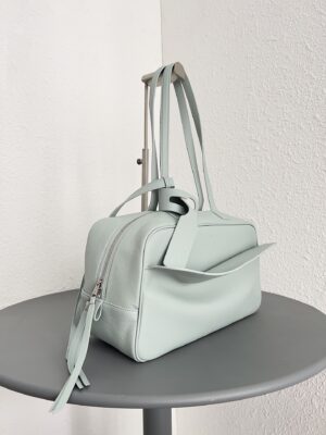 발렌시아가 캐리 미디엄 볼링백 8264252-4 - 이미지 4