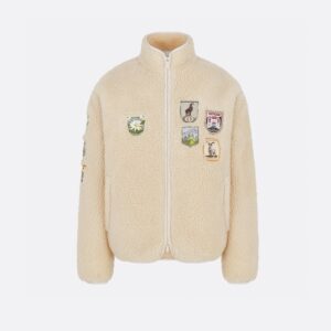 디* 마운틴 자수 패치 플리스 집업 자켓 26SS 66STD4399