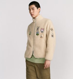 Alternative view of 디* 마운틴 자수 패치 플리스 집업 자켓 26SS 66STD4399