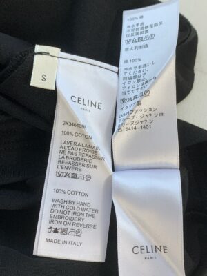 셀린* 여성 로고 배색 롱슬리브 티셔츠 26SS Ceo213 - 이미지 7
