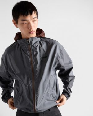 프라다 Re-Nylon 리버시블 후드 재킷 26SS RA3863 - 이미지 2