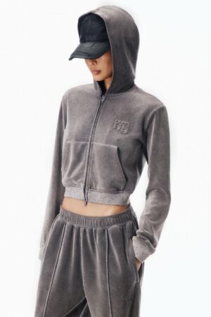 알렉산더왕 여성 스톤 벨벳 팬츠 26SS RA4021-3 - 이미지 3