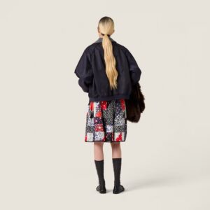 미우미우 테크 가자르 플리스 블루종 자켓 26SS RA4003 - 이미지 5