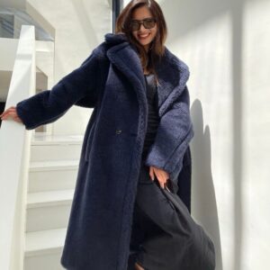 막스마라 테디베어 울·알파카 롱 코트 26SS RA4004 - 이미지 4