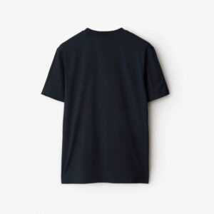 버버리 워호스 자수 코튼 반팔 티셔츠 26SS 66STD4406 - 이미지 2