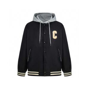 셀린* 23FW 후드 레이어드 바시티 패딩 자켓 Ceo223