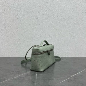 Alternative view of 로로피아* 엑스트라 포켓 오스트리치 패턴 파우치 L19-7