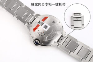 까르띠에 발롱 블루 워치 42mm 오토메틱 스틸 WSBB0049 - 이미지 8
