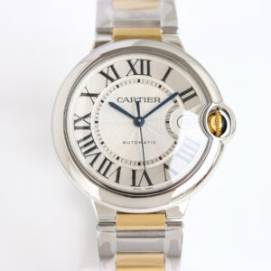 까르띠에 발롱 블루 워치 40mm 오토메틱 콤비 W2BB0022 - 이미지 3